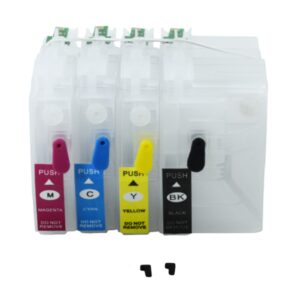 Cartucho Recargable Brother LC401 con Chip para MFC-J1010, J1012, J1020, J1170
