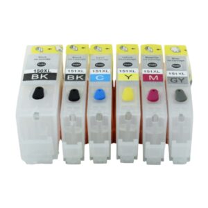Cartucho Recargable Canon PGI-150/151 de 6 Colores para IP7210, MG7510, MG5610, MG5410