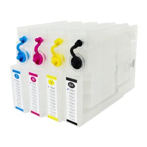 Cartucho Recargable Epson 748XXL con Chip para WF-6090, WF-6590, WF-6530, WF-8590, WF-8090