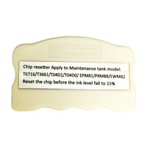 Reseteador de Chip para Caja de Mantenimiento Epson T6716 para WF-C5790