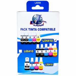 Tinta Pack Compatible Epson UV Brillante L5441 para Impresoras L3110, L3210, L4150, L5590