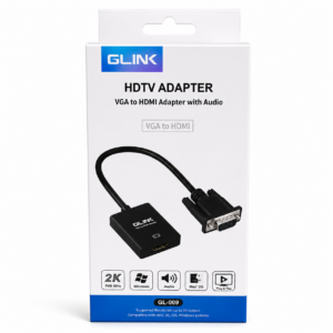 ADAPTADOR VGA A HDMI GL-009 + AUDIO GLINK