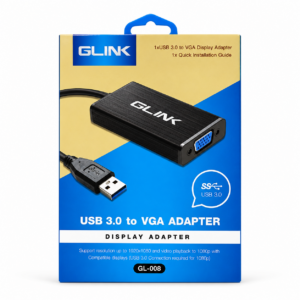ADAPTADOR USB 3.0 A VGA GL-008 GLINK