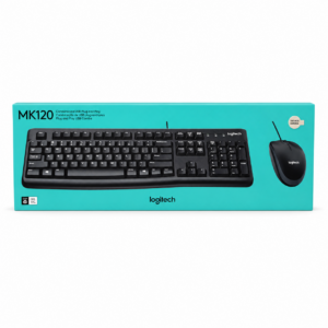 TECLADO + MOUSE MK120 USB LOGITECH