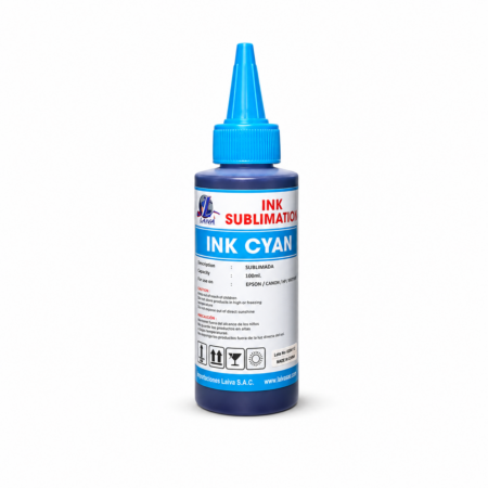 Tinta Sublimada 100ml en Botella Plástico para Impresoras