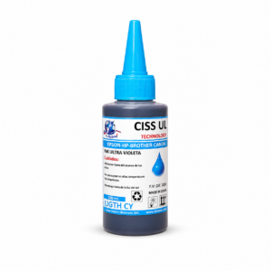 Tinta UV Brillante 100 ml en Botella Plástico para Impresoras