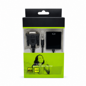 ADAPTADOR VGA A HDMI CON AUDIO
