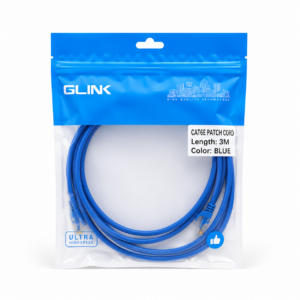 CABLE DE RED PATCH CORD CAT. 6E DE 3MT GLINK