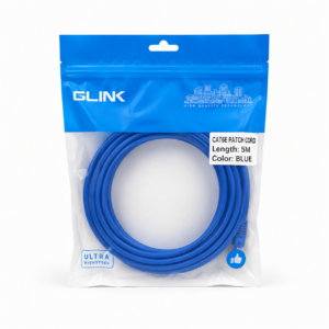 CABLE DE RED PATCH CORD CAT. 6E DE 5MT GLINK