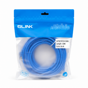 CABLE DE RED PATCH CORD CAT. 6E DE 10MT GLINK