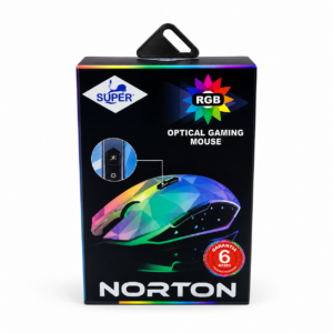 MOUSE GAMER CON RGB NORTON SUPER